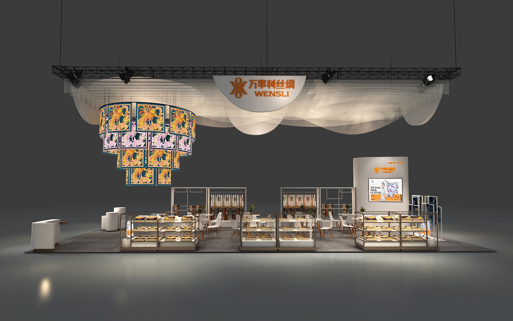 深圳礼品展设计搭建效果图片素材高清大图