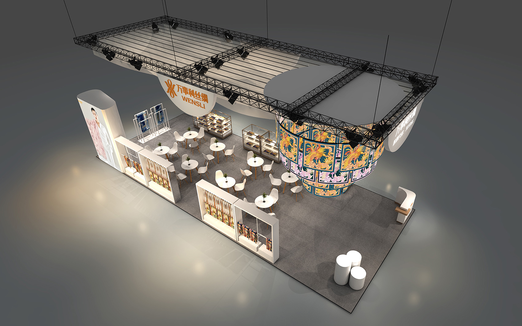 深圳礼品展设计搭建效果图片素材高清大图