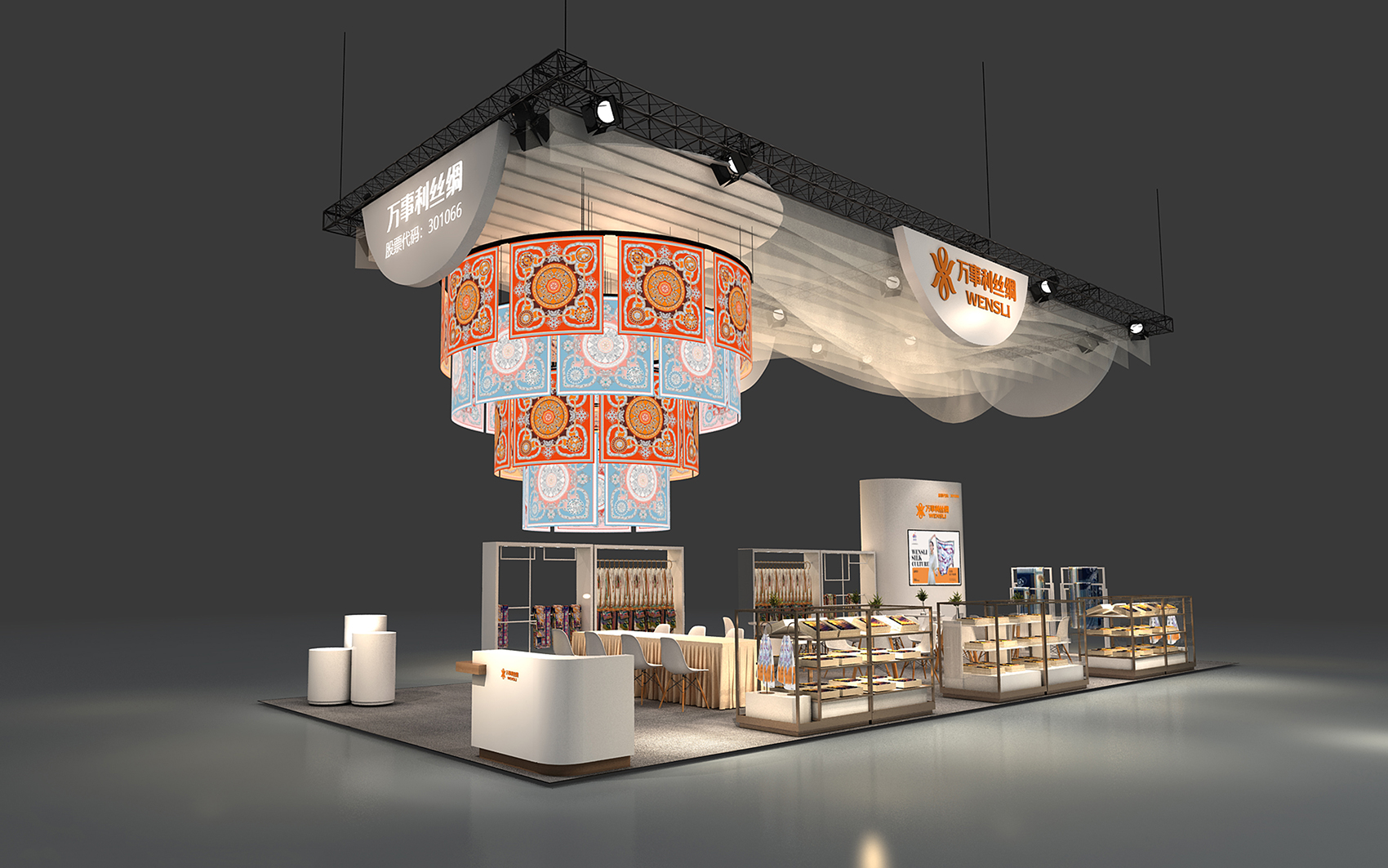 深圳礼品展设计搭建效果图片素材高清大图