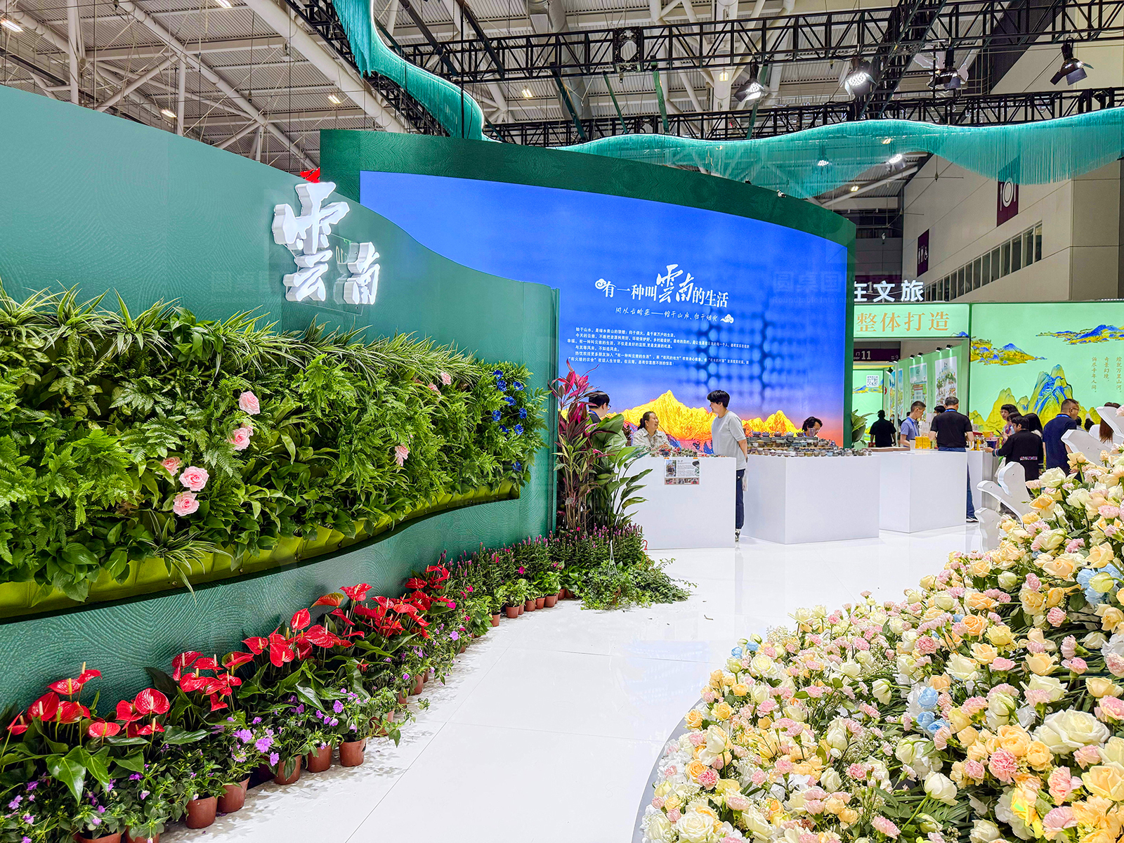 深圳文博会展台设计搭建现场效果图片