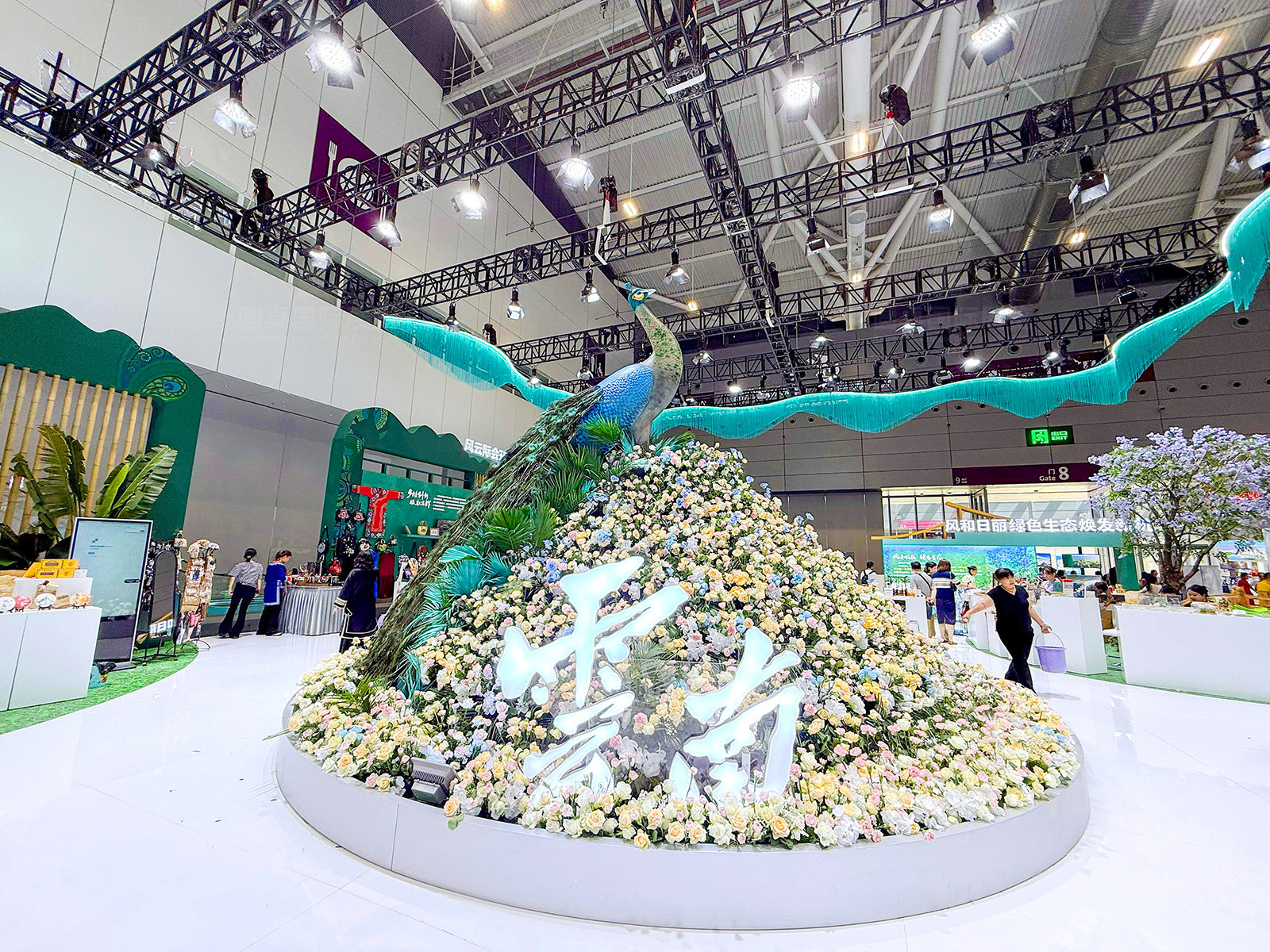 深圳文博会展台设计搭建现场效果图片